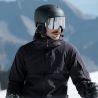 Casque de ski à visière BOLLE X-FUSION PURE (Forest Black Matte - Brown Gun Cat 2) Mixte 
