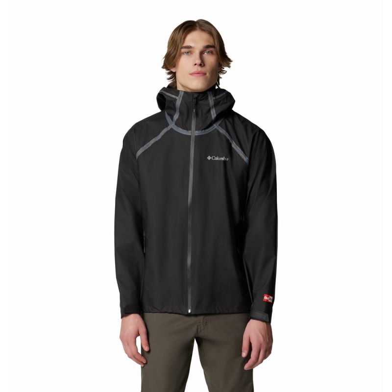 Giacca impermeabile Columbia Reign No Shine Jacket (Nera) Uomo 