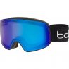 Maschera da sci BOLLE NEVADA (Black Cross Matte - Phantom+ Blue Photochromic Cat 1 to 3)