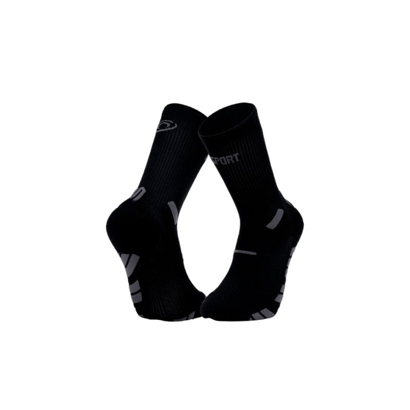 Chaussettes de trail BV SPORT TRAIL ULTRA.2 "HIGH" (NOIR/GRIS)