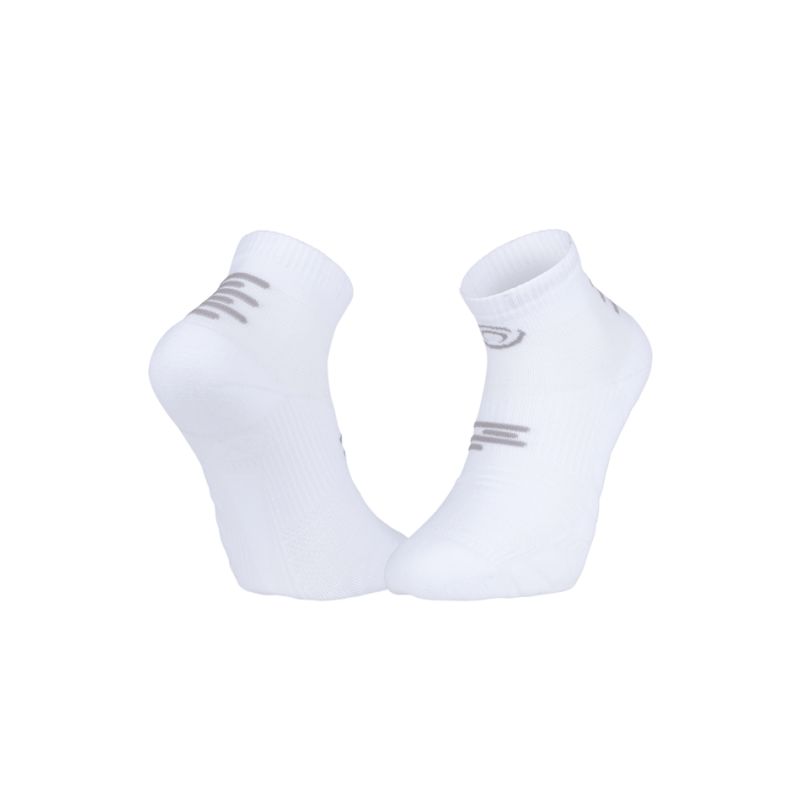 Calcetines de running BV sport RUN MARATHON.2 "LOW" (BLANCO/GRIS)