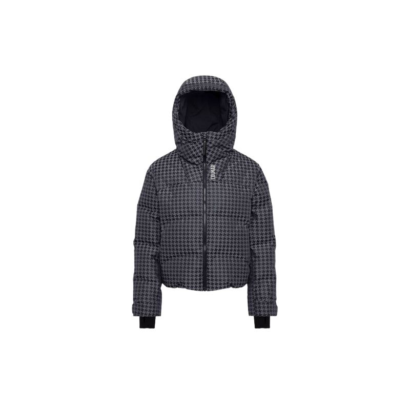 Ski down jacket COLMAR Women ski jacket (Houndstooth /Black) Women