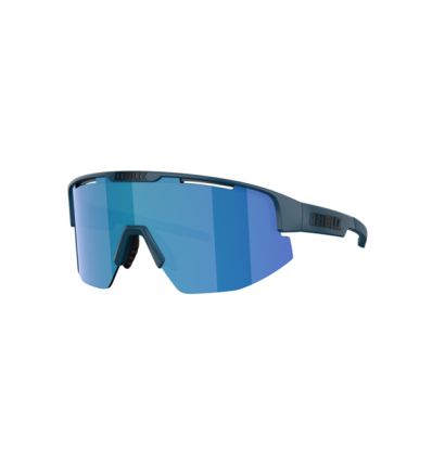 Bliz Occhiali Sportivi Matrix Small – Bianco Opaco/corallo, Lenti Specchio Blu, Per Ciclismo E Sci, Con Hydro Lens Tech - 5
