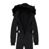 CMP WOMAN SUIT ZIP HOOD (BLACK)
