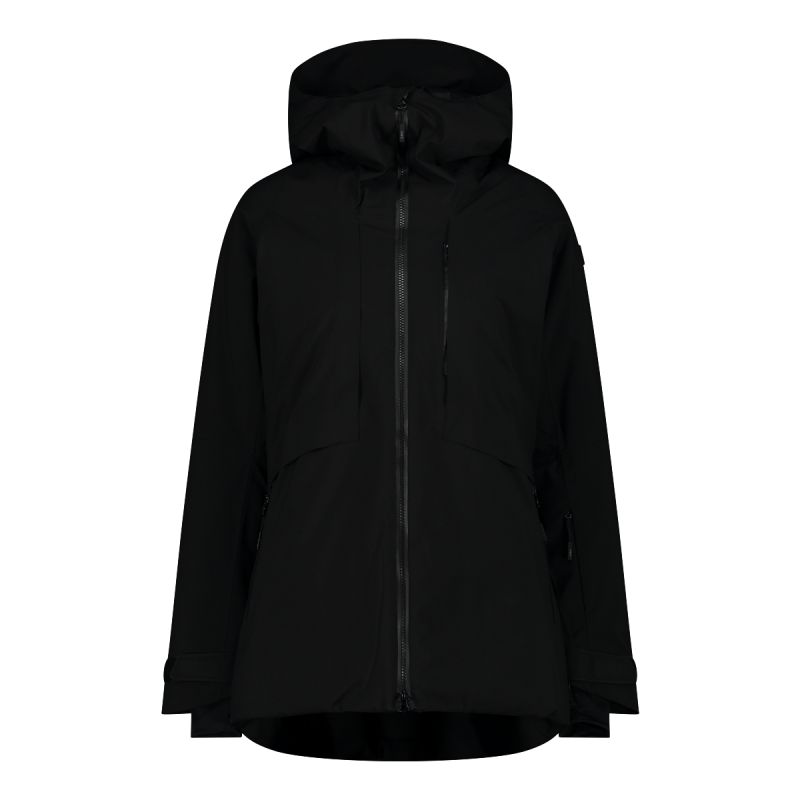 Skijacka CMP JACKET FIX HOOD (NERO) Dam