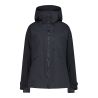 Skijacke CMP JACKET FIX HOOD (ANTRACITE) Damen