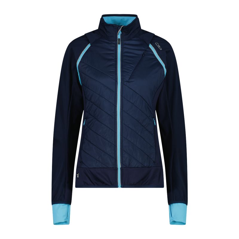 Veste hybride CMP JACKET WITH DETACHABLE SLEEVES (BLUE INK) Femme