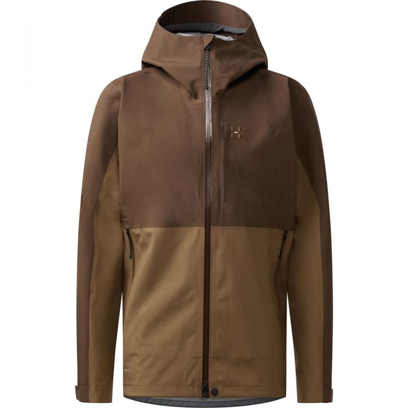 Vanntett jakke HAGLOFS Front Proof II Jacket Men (Woodland Brown / teak brown) Menn
