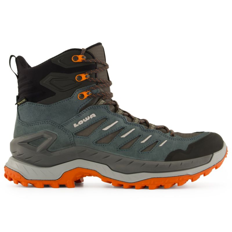 Wandelschoenen Lowa INNOVO GTX MID (smoke green/flame) Heren