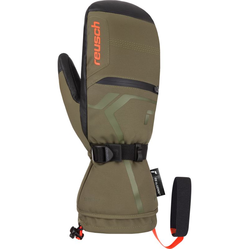 Manoplas REUSCH Down Spirit GTX Mitten (negro/plata)
