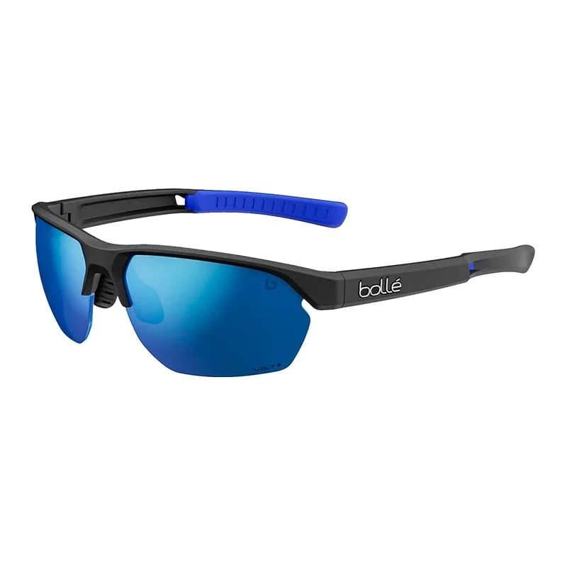 Sunglasses BOLLE VICTUS (Black Matte Blue - Volt+ Offshore Polarized) cat 3