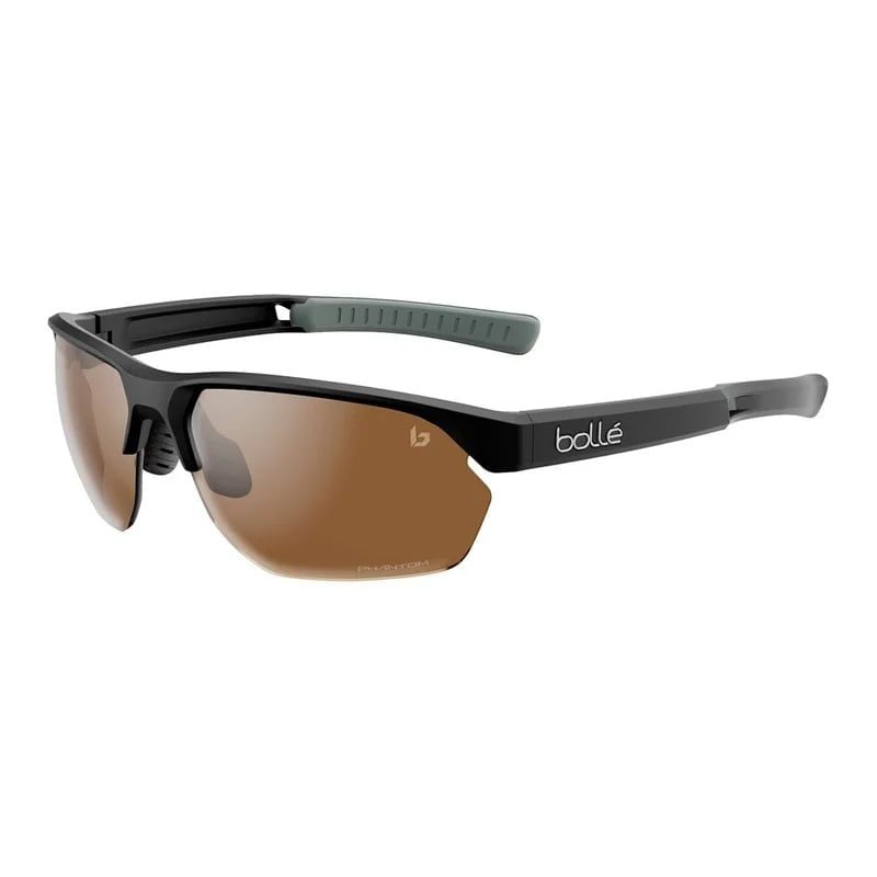 Lunettes de soleil BOLLE VICTUS (Black Matte - Phantom Brown Gun Photochromic) cat 2 à 3