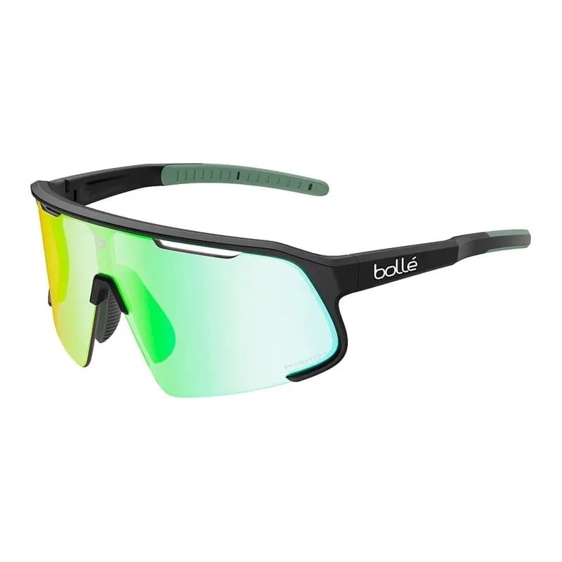 Solbriller BOLLE SPEEDCHASER (Black Matte - Phantom Clear Green Photochromic - 1.2 mm) kat 1 til 3
