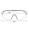LIGHTSHIFTER XL Musta Mattapinta - Phantom Clear Green Photochromic Ref.