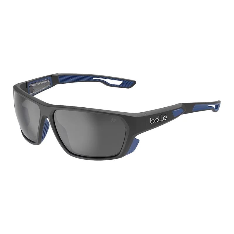 Sonnenbrille BOLLE AIRFIN (Schwarz Matt Blau - TNS Polarized) Kat 3