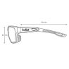 BOLLE AIRDRIFT (Wit Mat Navy - Volt+ Offshore Gepolariseerd)