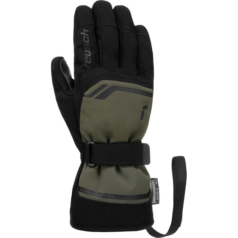 Skihandschoenen REUSCH Primus R-TEX XT (Zwart / vuurrood)