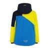 CMP KID JACKET FIX HOOD (B.BLUE-ROYAL BLUE-WINTER SUN)
