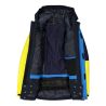 CMP KID JACKET FIX HOOD (B.BLUE-ROYAL BLUE-WINTER SUN)