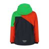 CMP KID JACKET FIX HOOD (ANTRACITE-DEEP MINT-TANGO)