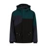 CMP KID JACKET FIX HOOD (NERO-ANTRACITE-ALPINE)