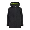Hiihtotakki CMPG JACKET FIX HOOD (ANTRACITE) Lapsille
