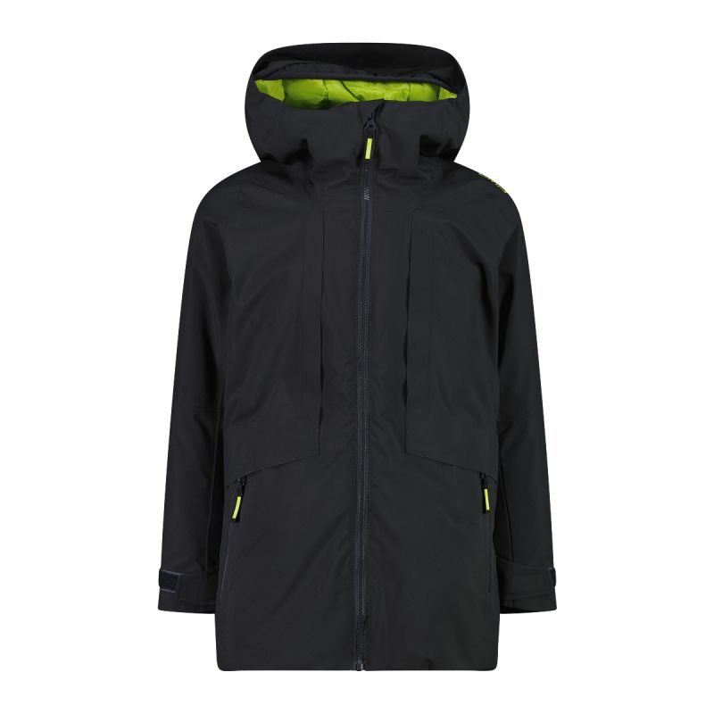 Veste de ski CMPG JACKET FIX HOOD (ANTRACITE) Enfant