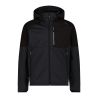 CMP MANDJACKA MED ZIP OG HUDE (ANTRACITE)