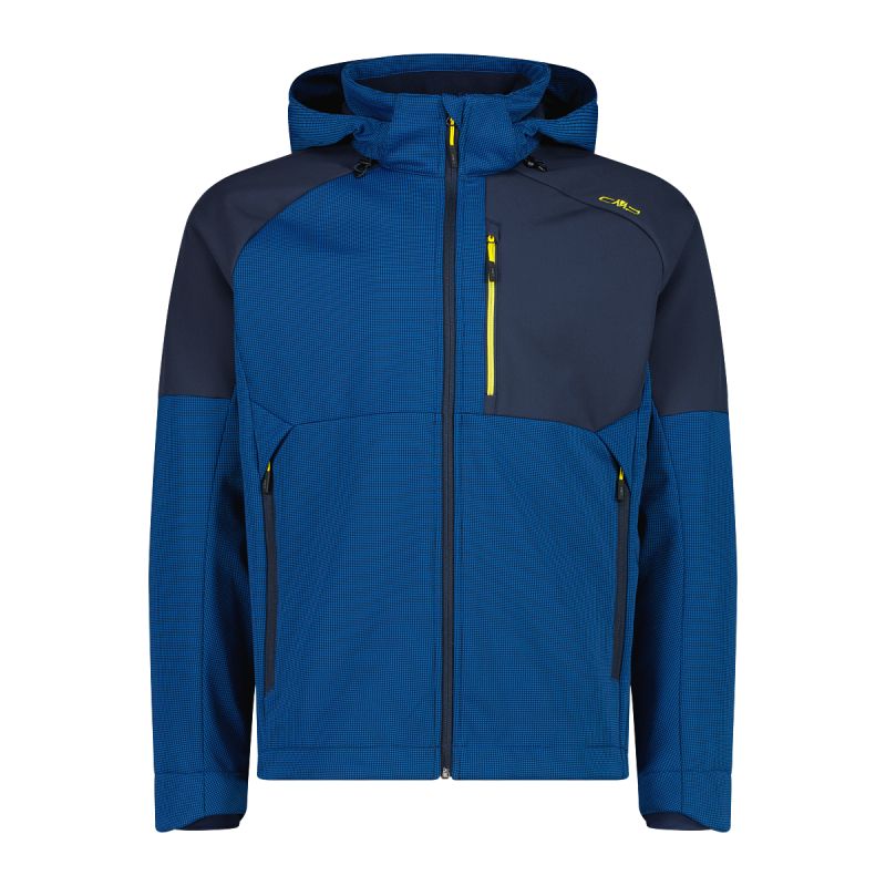 Softshelljacka CMP JACKET ZIP HOOD (ROYAL BLUE) Herr