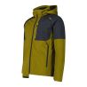 CMP CHAQUETA HOMBRE CON CREMALLERA Y CAPUCHA (VERDE ORO)