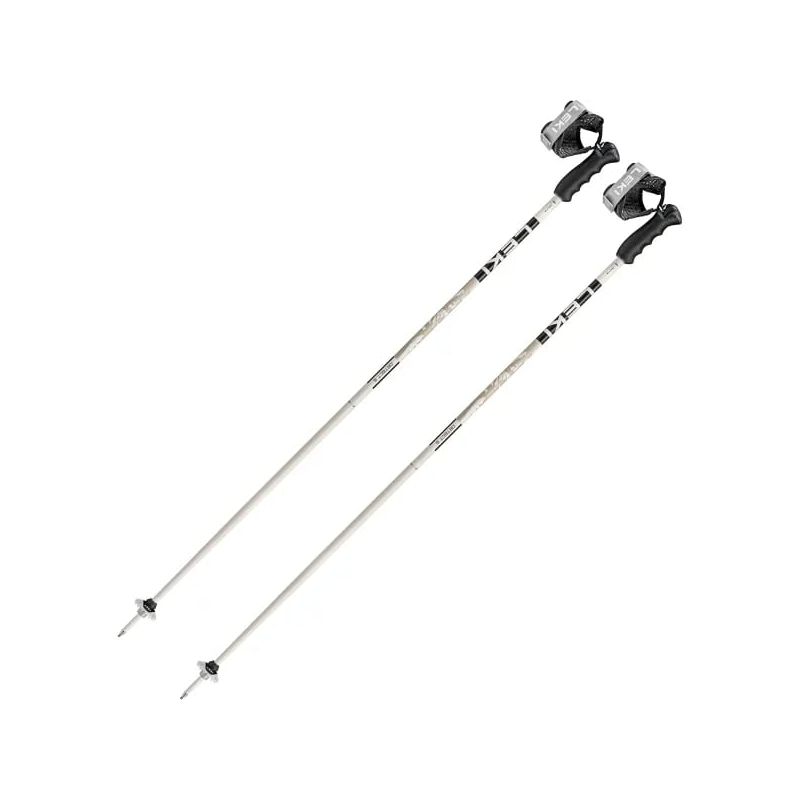 Bastones de esquí Leki DETECT S (gris/negro) Unisex