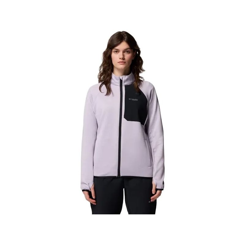 Fleece Columbia Triple Canyon Grid Fleece FZ (Lavender Pearl/ Black) Damen