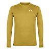 Teknisk overdel Salewa PUEZ MELANGE DRY M TEE (olive oil melange) Herre