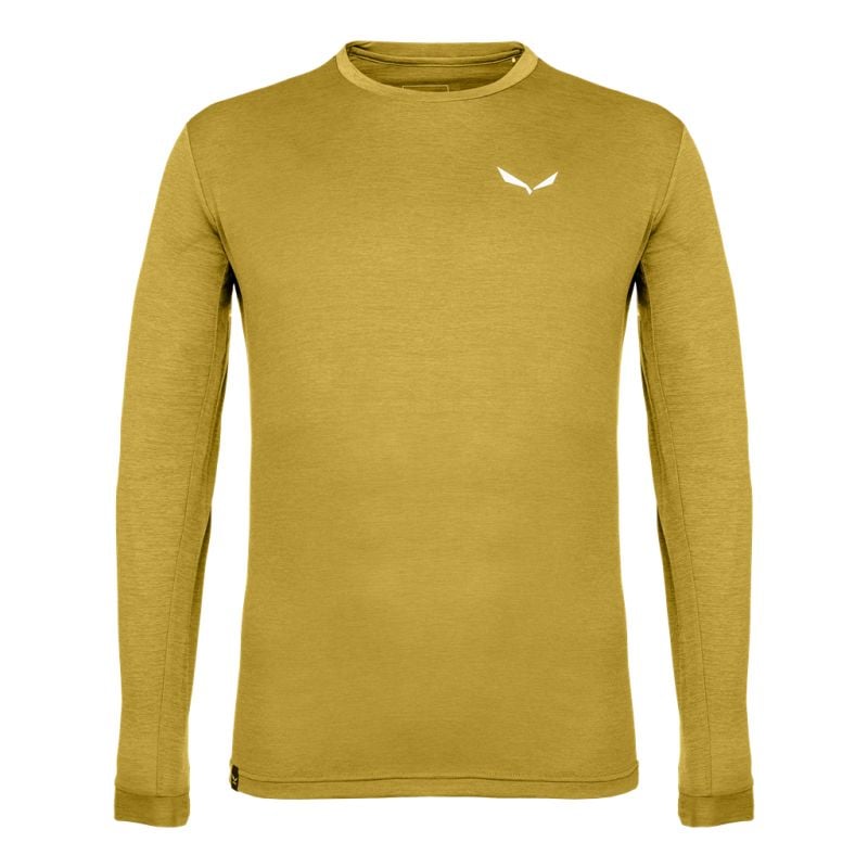 Technical top Salewa PUEZ MELANGE DRY M TEE (olive oil melange) Men
