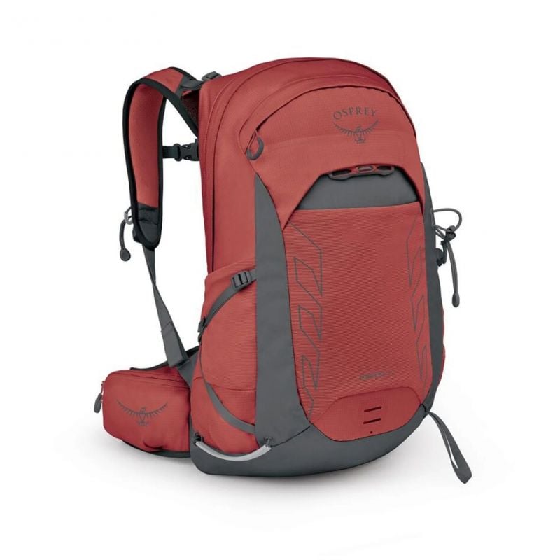 Ryggsäck för vandring Osprey Tempest 22 (Red Pampas/kolgrå) Dam
