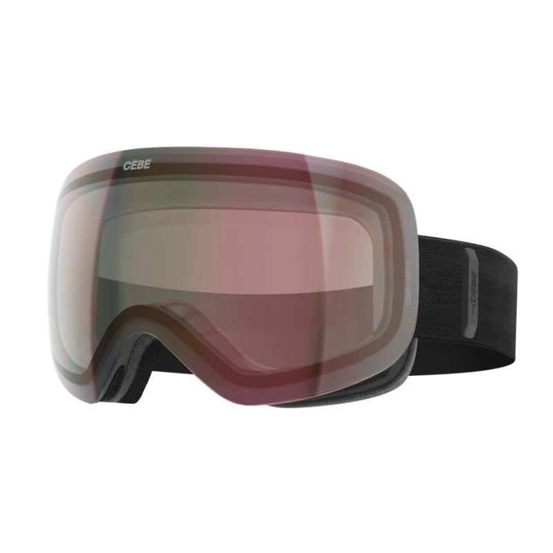 Ski goggles Cébé CLOUD3 VARIO PHOTOCHROMIC (BLACK | DARK GREY VARIO | CAT.1-3) Unisex