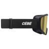 Cébé CYLINDRICAL SKI GOGGLES (BLACK | BROWN GOLD MIRROR | CAT.3)