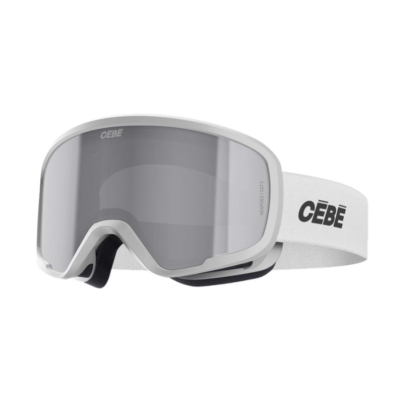 Ski Mask Cébé HOOPOE2 (WHITE | GREY SILVER MIRROR | CAT.3) Junior