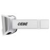 Cébé SKI MASKER CYLINDRISCHE (WIT | GREY SILVER MIRROR | CAT.3)