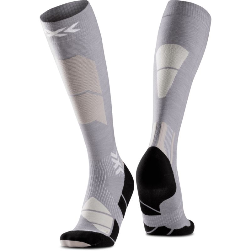 Skisokker X-SOCKS SKI PERFORM MERINO OTC (SEAL GREY/LIGHT SAND)