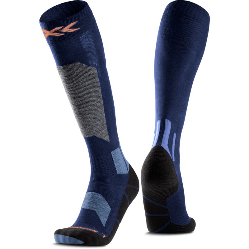 Skisokker XSOCKS SKI CORE OTC (MARINE/ORANGE)