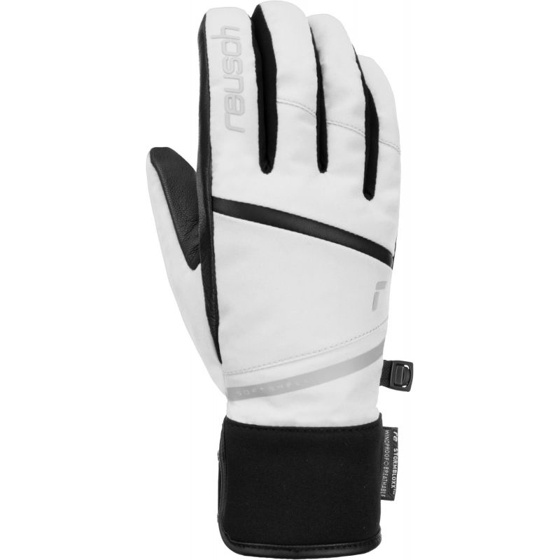Ski gloves REUSCH Tessa STORMBLOXX (White/black) Women