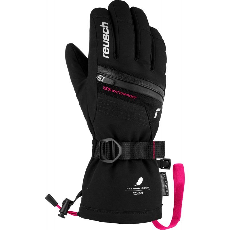Skihandschuhe REUSCH Lando R-TEX XT Junior ( schwarz / pink glow) Junior
