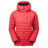 Daunenjacke mit Kapuze MOUNTAIN EQUIPMENT Earthrise Hooded Jacket (Rosewood) Damen