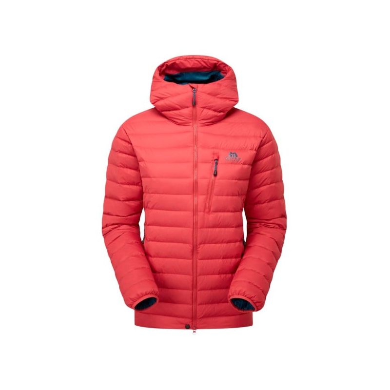 Daunenjacke mit Kapuze MOUNTAIN EQUIPMENT Earthrise Hooded Jacket (Rosewood) Damen