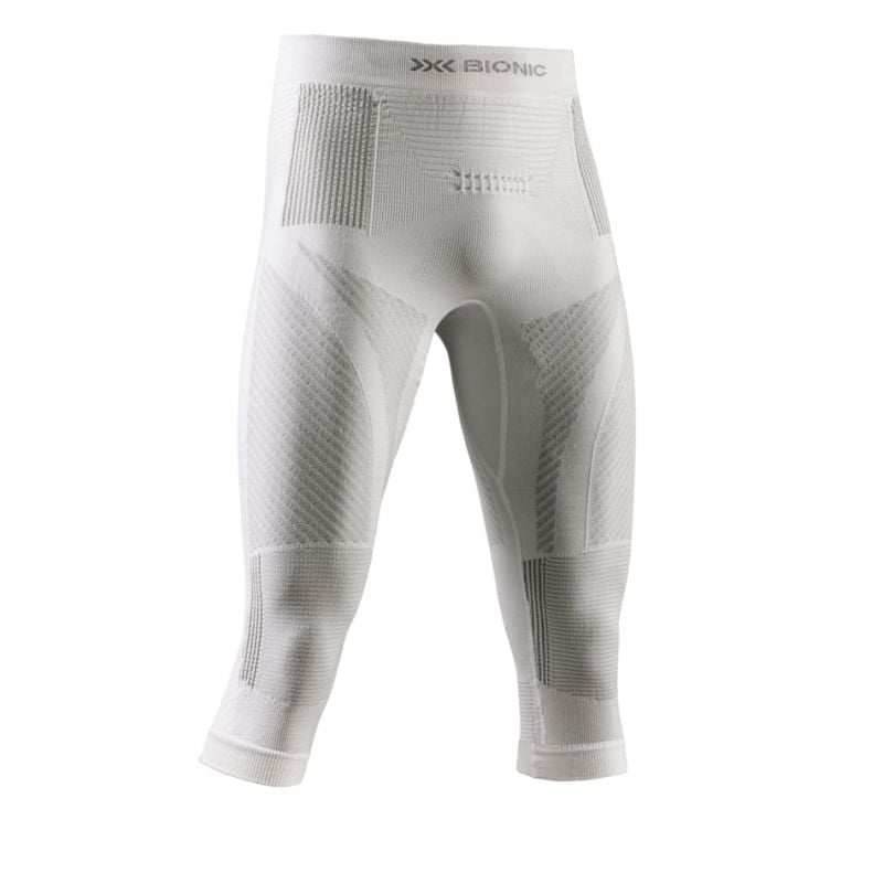 Technical ski race bas X-BIONIC ENERGY ACCUMULATOR 4.0 ARMADILLO 3/4 PANTS (ARCTIC WHITE/PEARL GREY) Men