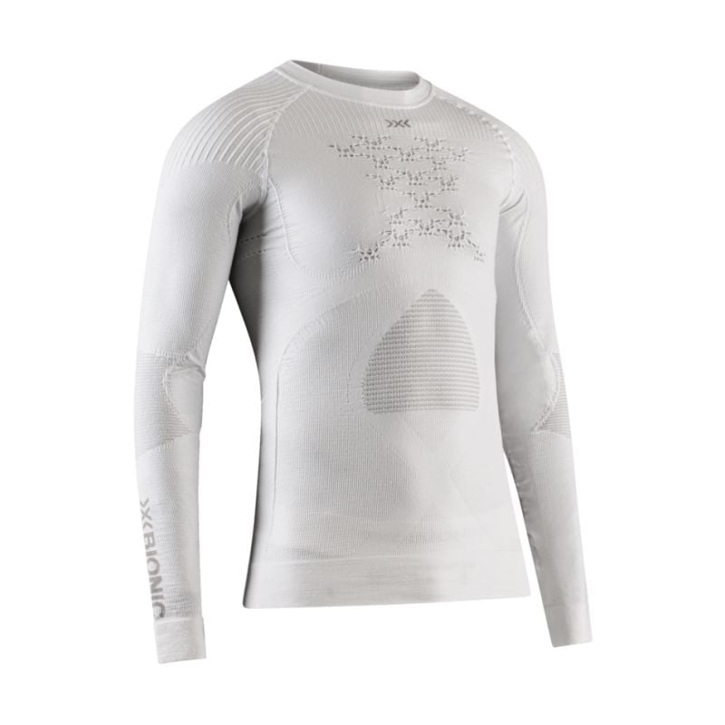 Tekninen paita X-BIONIC ENERGY ACCUMULATOR 4.0 ARMADILLO SHIRT LG SL (ARCTIC WHITE/PEARL GREY) Miehet