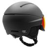 Cébé SKIHELM MET AFNEEMBAAR SCHERM (Zwart | Vario Flash Rood | CAT.13)