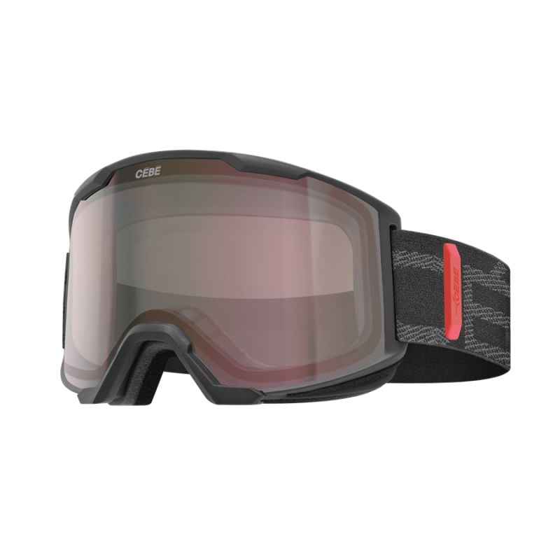 Ski maske Cébé STORMER VARIO (BLACK - DARK GREY VARIO - CAT.1-3) Unisex