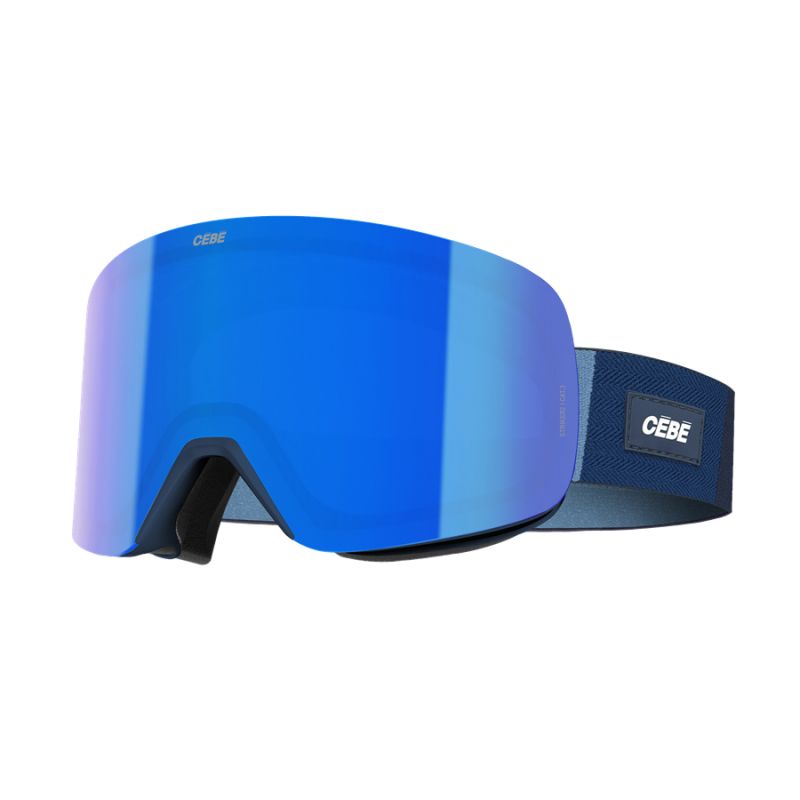 Masque de ski Cébé STRIKER2 HERITAGE Taille S/M (BLUE - DARK GREY REVO FLASH BLUE) Mixte